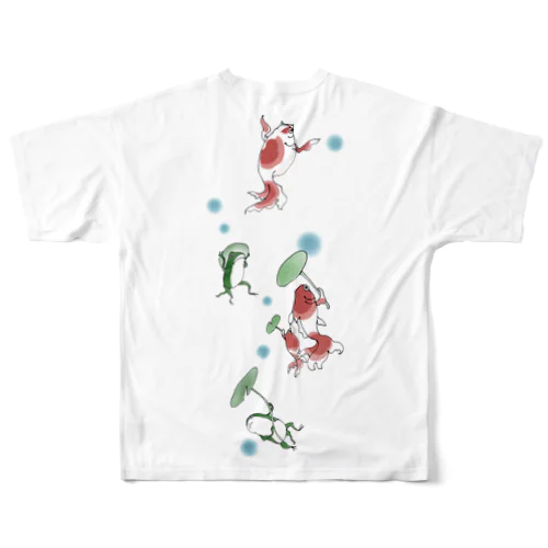 金魚づくし　行列A All-Over Print T-Shirt