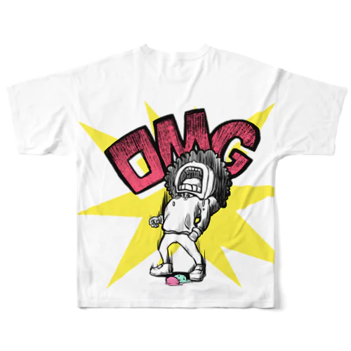 OMGボーイ All-Over Print T-Shirt