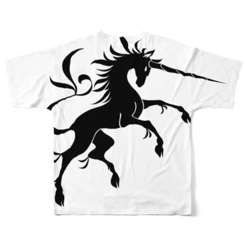 ユニコーン フルグラフィックTシャツ