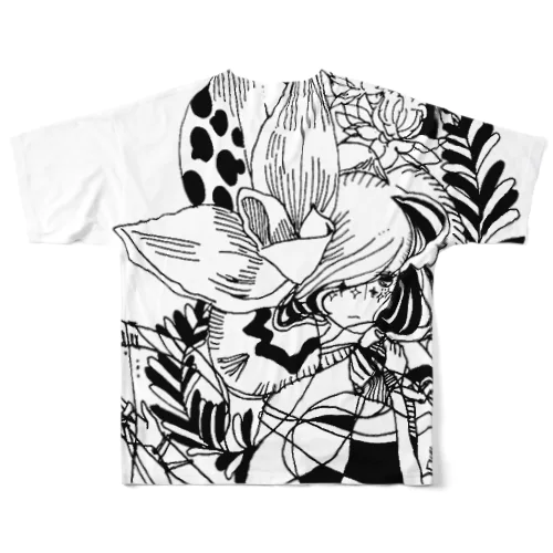 hazuki / hitotose フルグラフィックTシャツ