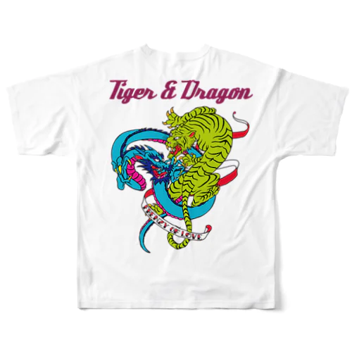 TIGER ＆ DRAGON フルグラフィックTシャツ