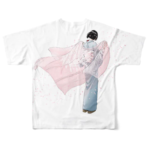 さくら吹雪 All-Over Print T-Shirt