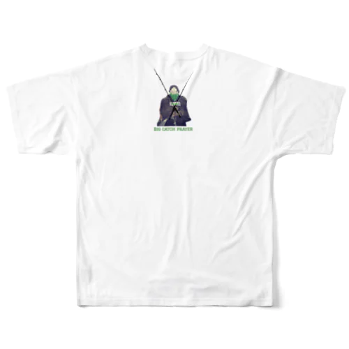 Big catch prayer フルグラフィックTシャツ