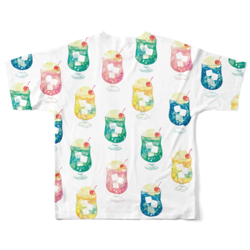 クリームソーダがいっぱいT All-Over Print T-Shirt