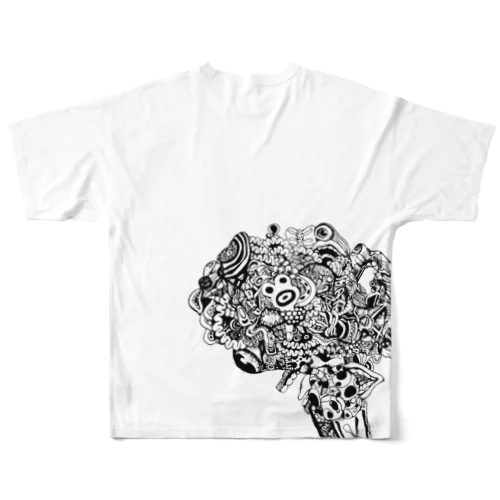 脳 All-Over Print T-Shirt