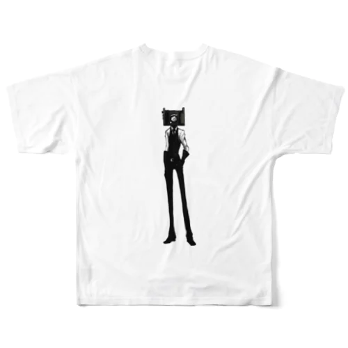 【異形頭】カメラ All-Over Print T-Shirt