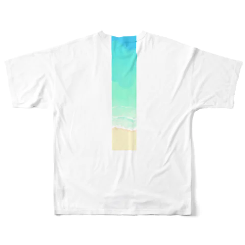 Summer beach All-Over Print T-Shirt