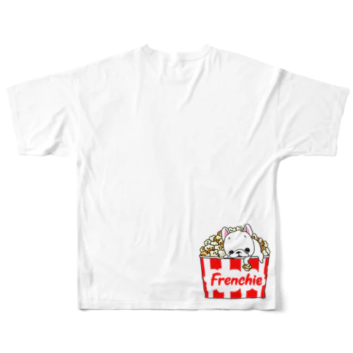 山盛りポップコーンからフレブルちゃん。 フルグラフィックTシャツ