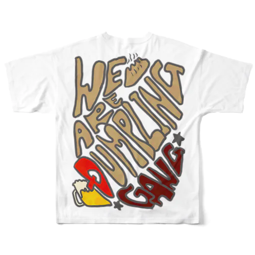 Dumpling gang  フルグラフィックTシャツ