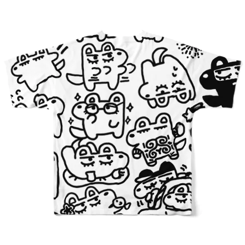 わちゃわちゃガブ All-Over Print T-Shirt