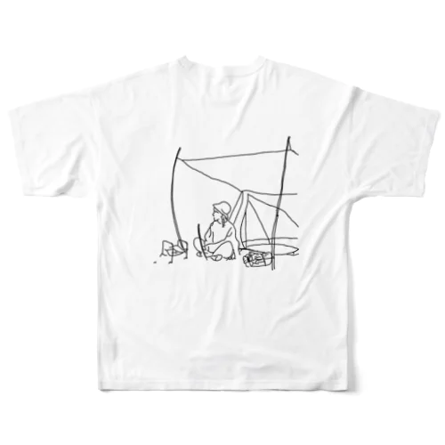 思い出ビッグシルエットtシャツ All-Over Print T-Shirt