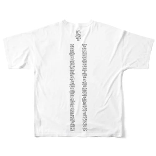 米株ナスダック１００ All-Over Print T-Shirt