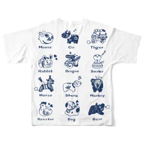 The Zodiac of Fukushima All-Over Print T-Shirt