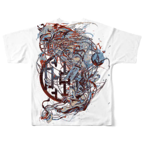 【式彩】裏面デザイン All-Over Print T-Shirt