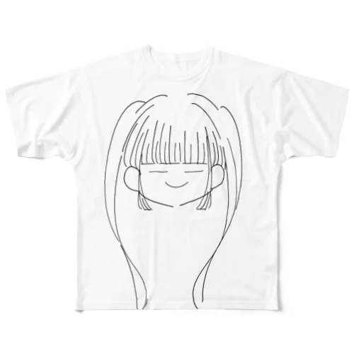 過ぎちゃったけど、ツインテ！⌒8( ˙-˙ )8⌒ フルグラフィックTシャツ