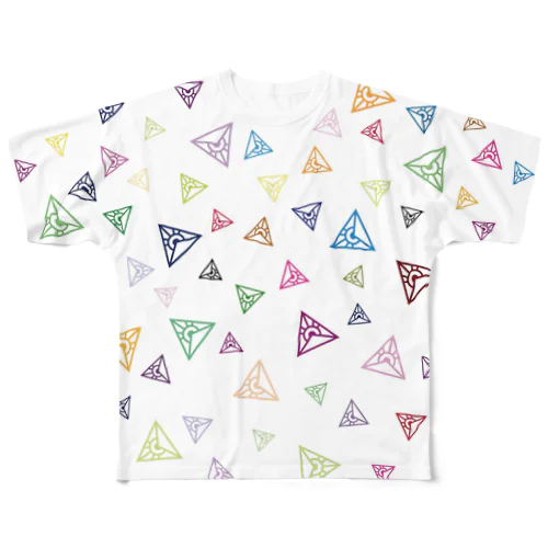 JESTIVALランダムロゴTシャツ All-Over Print T-Shirt