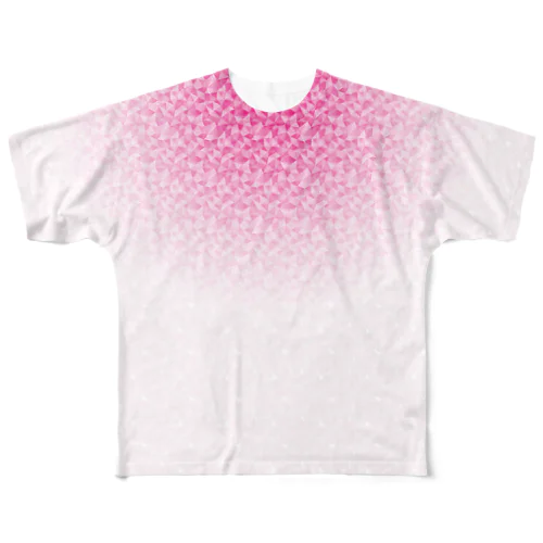 かき氷T いちご All-Over Print T-Shirt