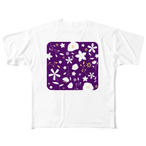 花々 All-Over Print T-Shirt