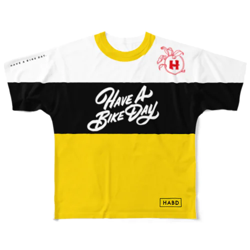 HABDmoto(yellow) All-Over Print T-Shirt