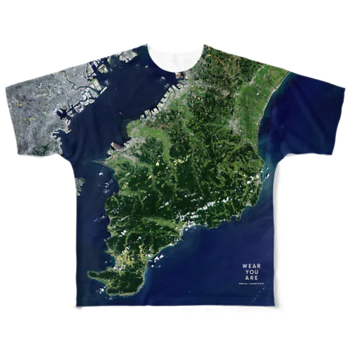 千葉県 市原市 Tシャツ 両面 All-Over Print T-Shirt