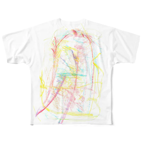 みあげるヤギT All-Over Print T-Shirt