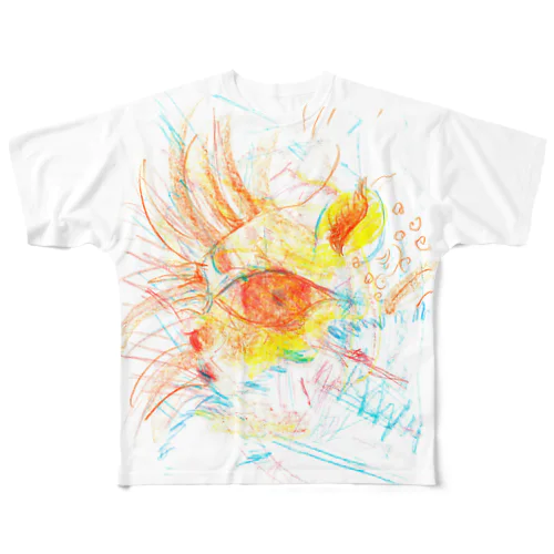 さむがりライオンT All-Over Print T-Shirt