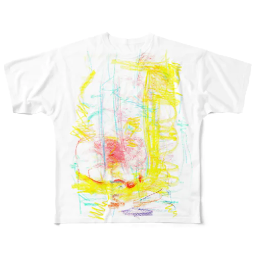 うさぎの横顔T All-Over Print T-Shirt