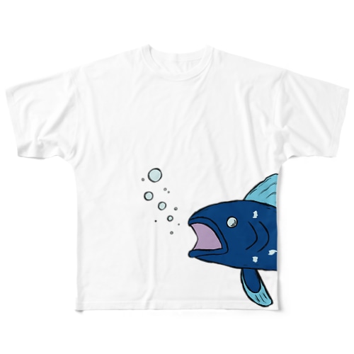 シーラカンスくん All-Over Print T-Shirt