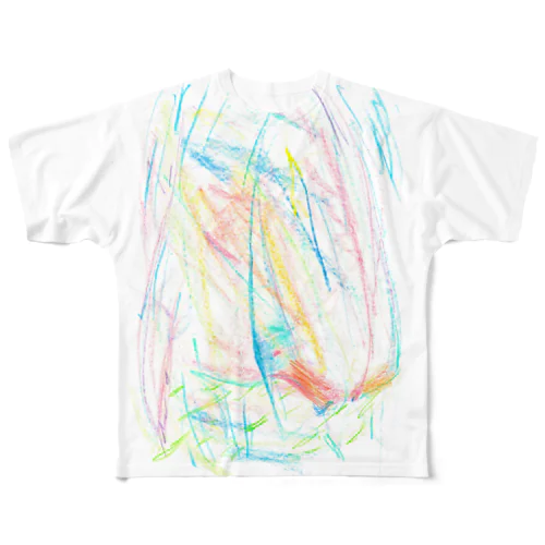 あおいいぬT All-Over Print T-Shirt