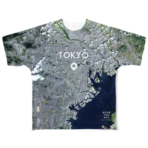 東京都 世田谷区 Tシャツ 両面 All-Over Print T-Shirt