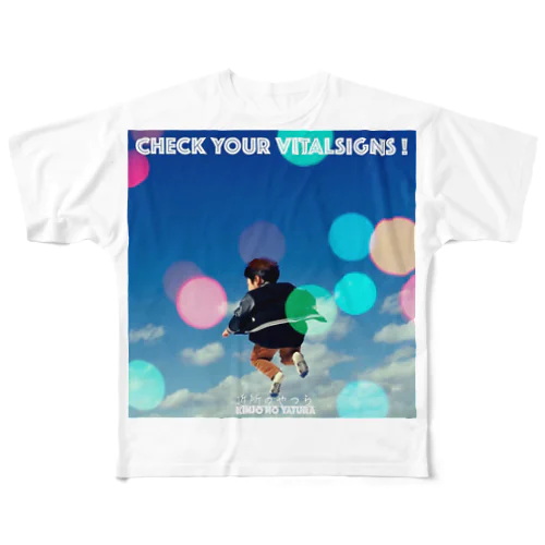 CHECK YOUR VITALSIGNS!アルバムジャケット フルグラフィックTシャツ