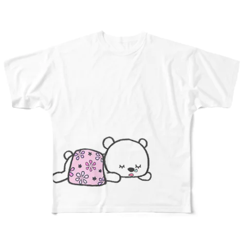 しろくまいりぃ フルグラフィックTシャツ