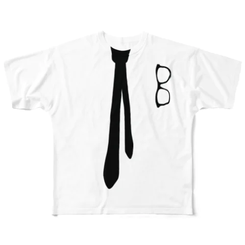 タイシャツ　ブラック All-Over Print T-Shirt