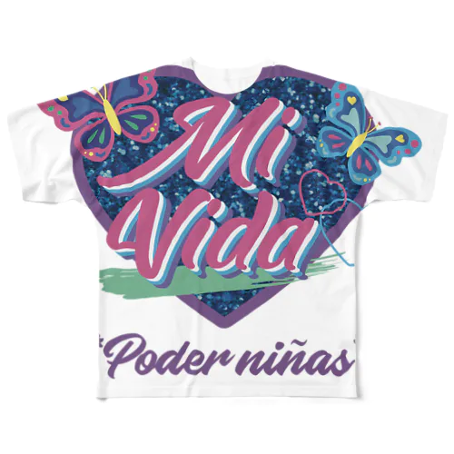 Mi Vida!! フルグラフィックTシャツ