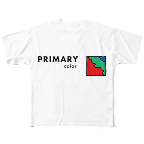 PRiMARY color フルグラフィックTシャツ