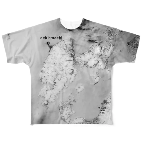 熊本県 天草郡 Tシャツ 片面 All-Over Print T-Shirt