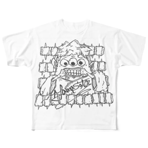 monster イーッ フルグラフィックTシャツ
