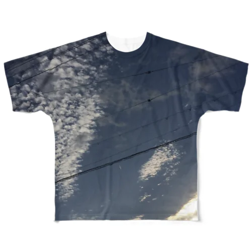 空 フルグラフィックTシャツ