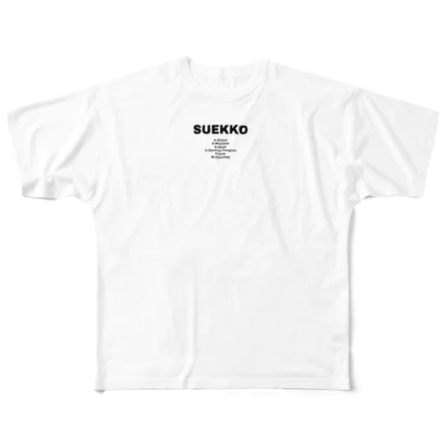 SUEKKO フルグラフィックTシャツ