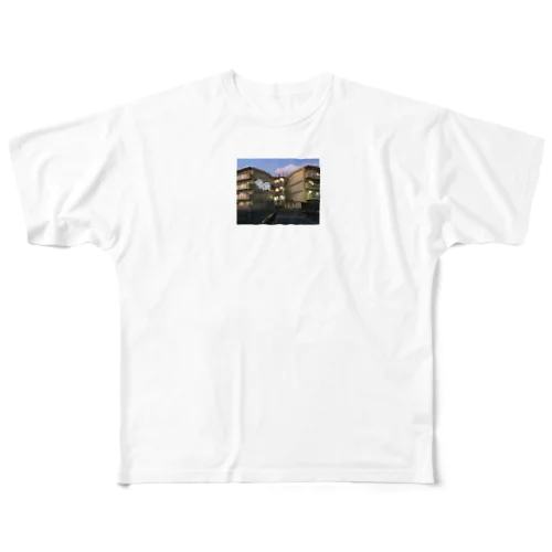 芋虫２匹 All-Over Print T-Shirt