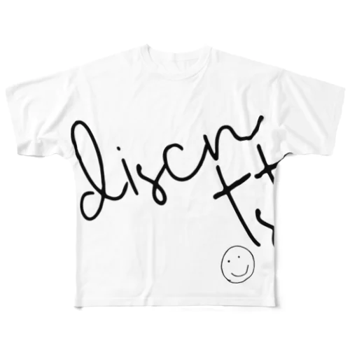 DISCN TシャツA フルグラフィックTシャツ