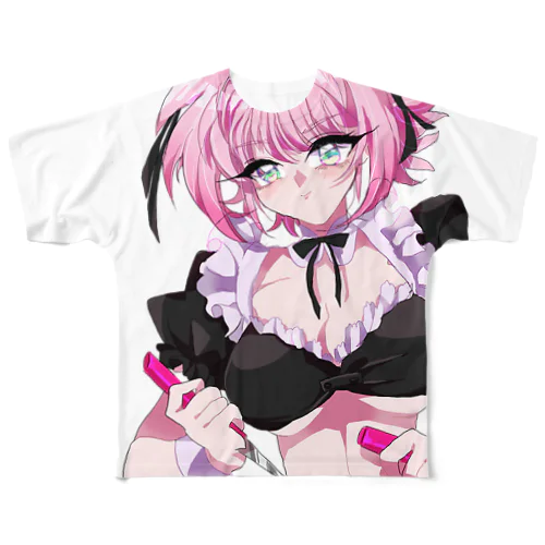 直子ケース フルグラフィックTシャツ