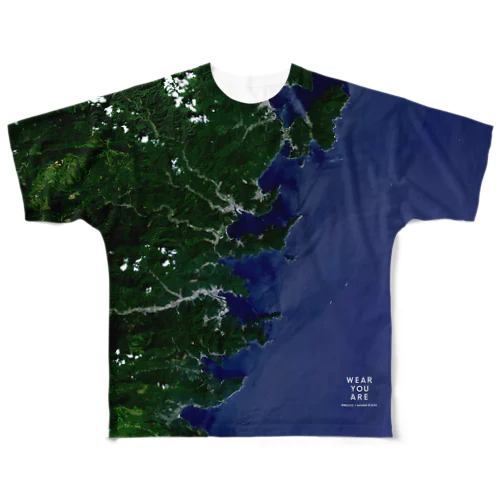 岩手県 釜石市 Tシャツ 両面 フルグラフィックTシャツ