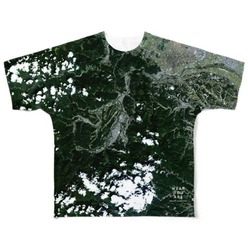 埼玉県 秩父市 Tシャツ 両面 All-Over Print T-Shirt