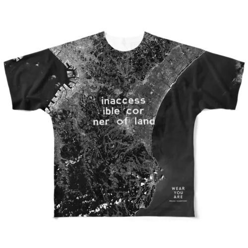 千葉県 茂原市 Tシャツ 両面 All-Over Print T-Shirt