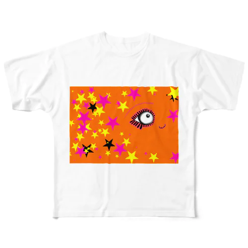 STAR フルグラフィックTシャツ