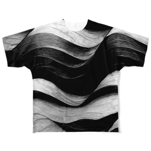 Super Wave / C All-Over Print T-Shirt