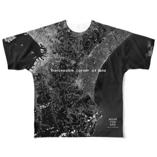 千葉県 茂原市 Tシャツ 両面 All-Over Print T-Shirt