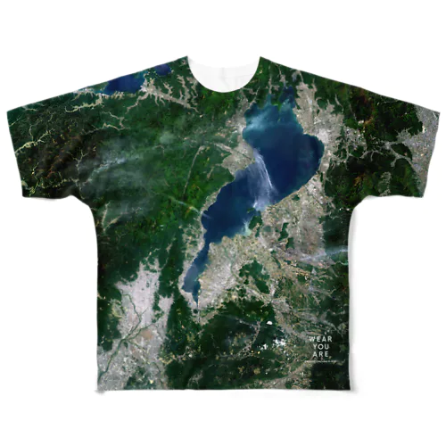 滋賀県 近江八幡市 Tシャツ 両面 All-Over Print T-Shirt