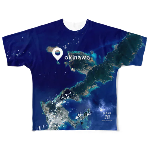 沖縄県 国頭郡 Tシャツ 両面 フルグラフィックTシャツ